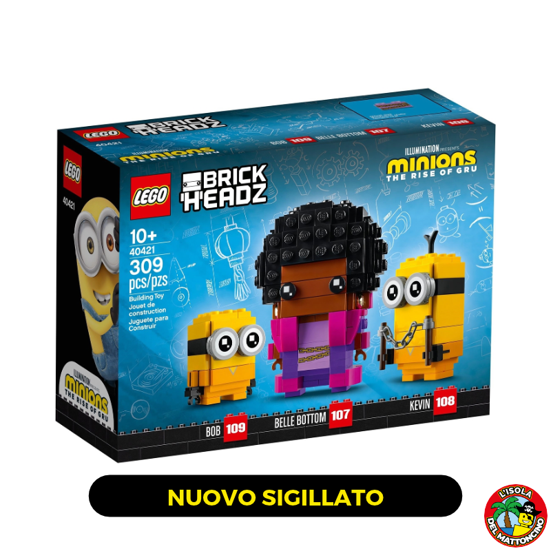 40421 - Brickheadz - Belle Bottom, Kevin & Bob