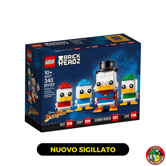 40477 - Brickheadz - Scrooge McDuck, Huey, Dewey & Louie