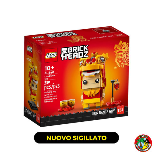 40540 - BRICKHEADZ - LION DANCE GUY
