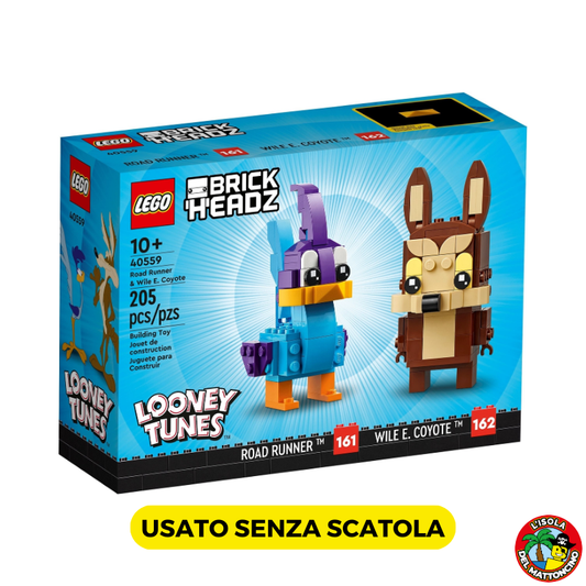 40559 - Brickheadz - Road Runner & Wile E. Coyote