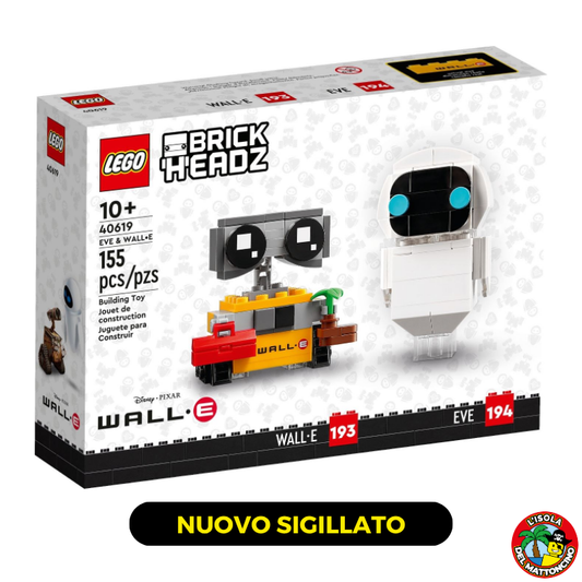 40619 - Brickheadz - Eve & Wall-E