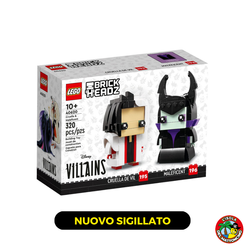 40620 - Brickheadz - Cruella & Maleficent