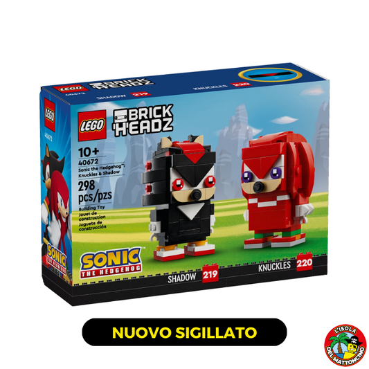 40672 - Brickheadz - Sonic The Hedgehog: Knuckles & Shadow