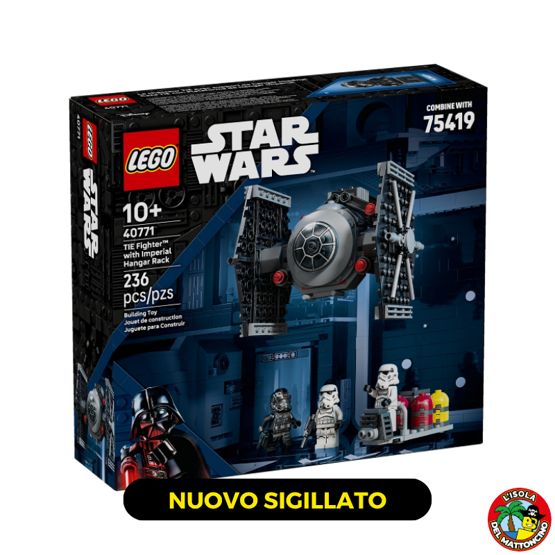 40771 - Star Wars - TIE Fighter With Imperial Hangar Pack
