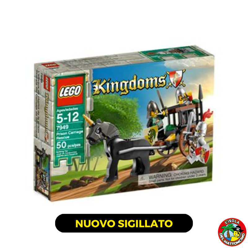 7949 - Castle - Prison Carriage Rescue