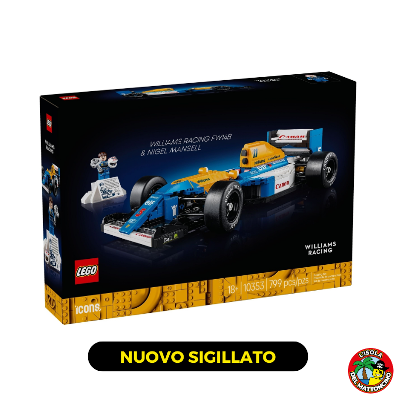 10353 - Creator Expert - Williams Racing FW14B & Nigel Mansell