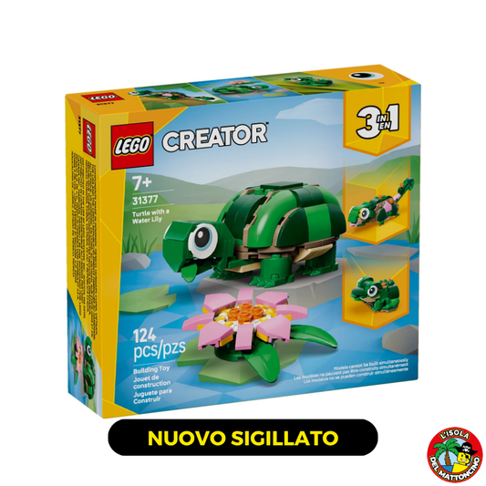 31377 - Creator - Turtle With A Winter Lily