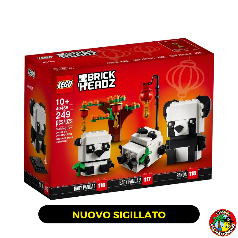 40466 - Brickheadz - Chinese New Year Pandas