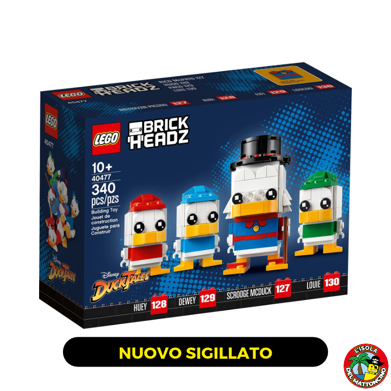 40477 - Brickheadz - Scrooge McDuck, Huey, Dewey & Louie
