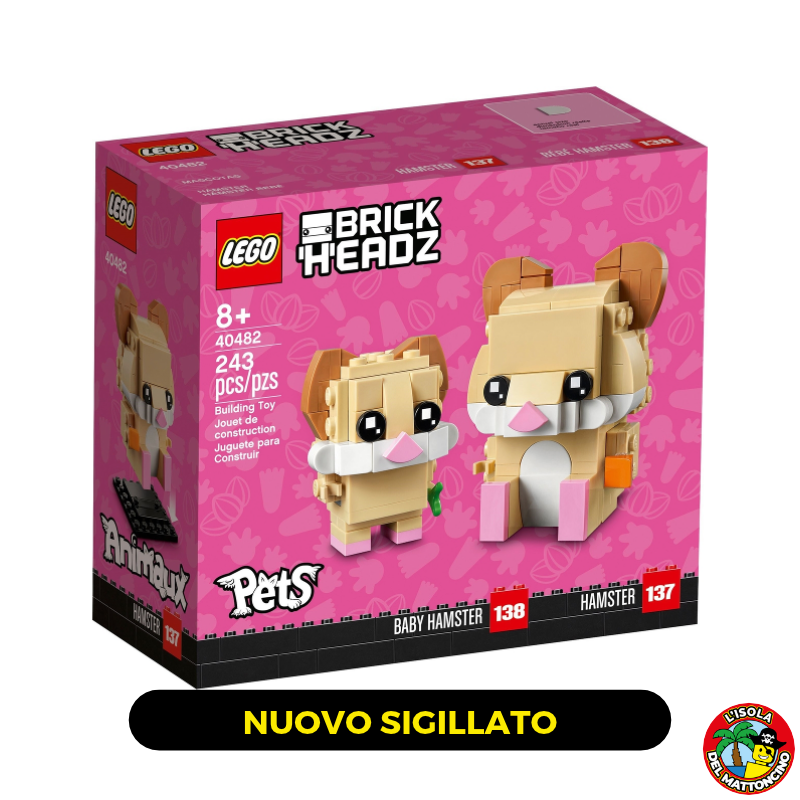 40482 - Brickheadz - Hamster & Baby Hamster