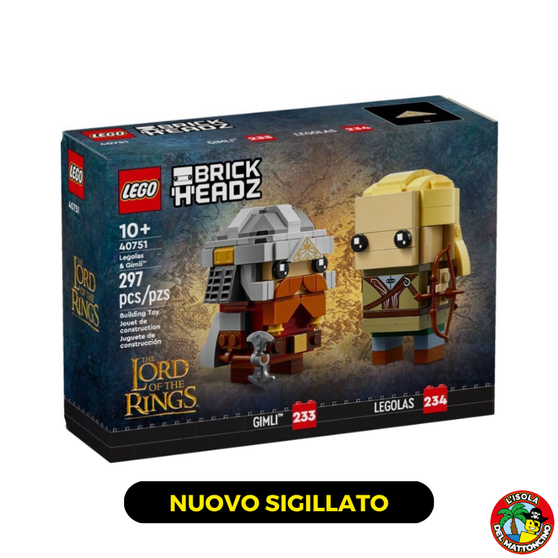 40751 - Brickheadz - Legolas & Gimli