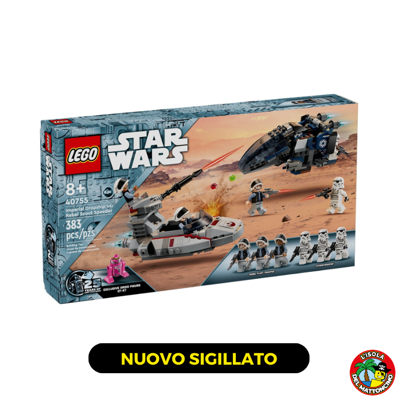 40755 - Star Wars - Imperial Dropship Vs Rebel Scout Speeder