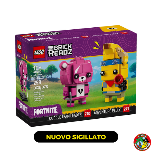 40760 - Brickheadz - Adventure Peely & Cuddle Team Leader