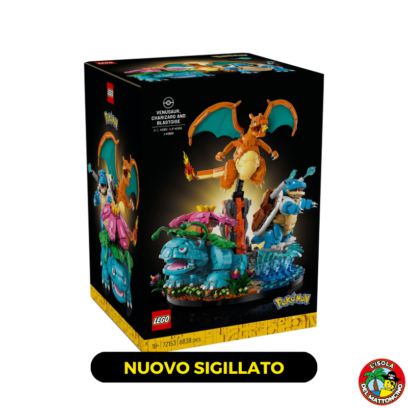 72153 - Pokemon - Venusaur, Charizard And Blastoise