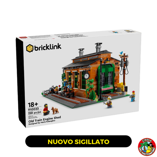 910033 - Bricklink Deisgner Program - Old Train Engine Shed